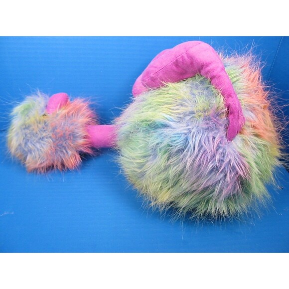 JellyCat Rainbow Pompom Ostrich Plush Stuffed Animal Bird Toy 21" - Picture 9 of 11